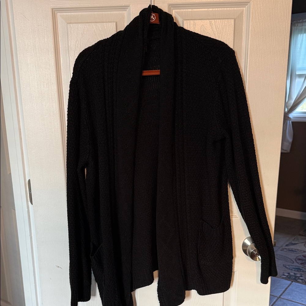 Black Women's Cardigan Sweater